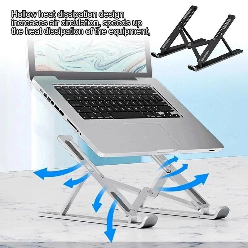 Portable Laptop Stand Foldable Support Base Notebook Stand For Computer Laptop Holder Cooling Pad Riser Macbook Stand  Laptop