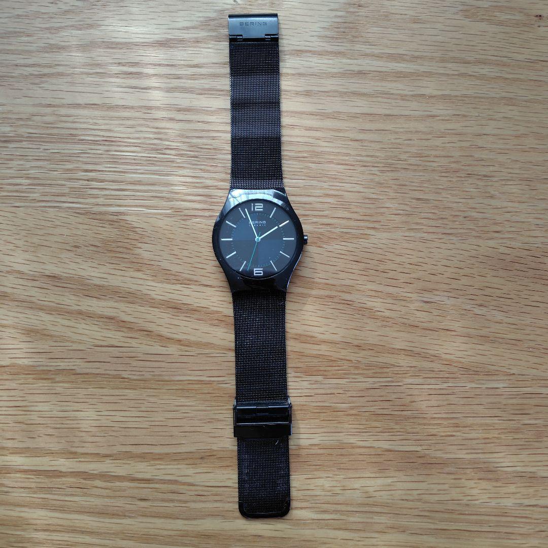 Used BERING watch quartz black