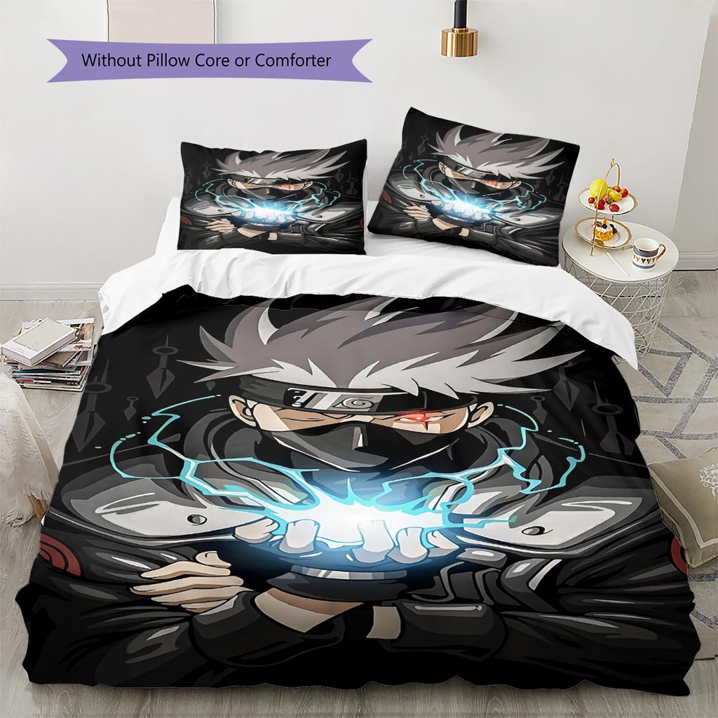 Set Copripiumino Trapuntato con Fantasia Cartone Animato Federa Decorazione per la Casa Regalo di Compleanno (1 * copripiumino + 2 * federa, senza nucleo)