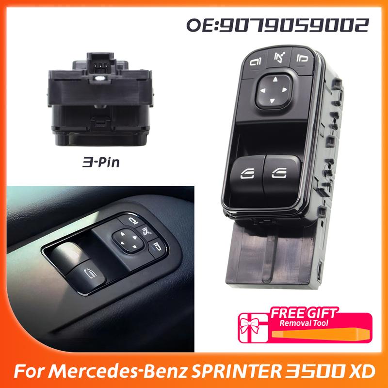 A9079059002 Door Window Mirror Master Switch For Mercedes-Benz SPRINTER 3500 XD 2018- 9079059002