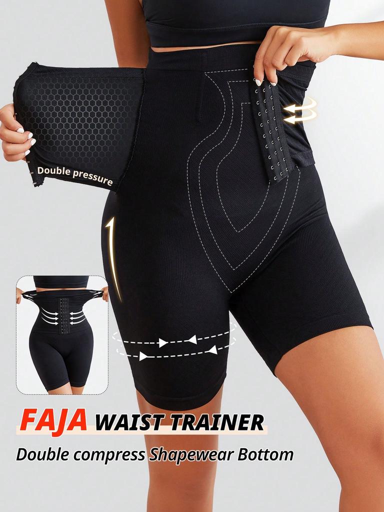 Flarixa Women Super High-Waisted Faja Shaperwear Bottom Waist Trainer Panty Strong Postpartum Tummy Control Panties Butt Lift Body Shaper Underwear