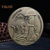 Bronze Challenge Coin Freedom Dies When Dictators Rise Metal Hobo Coin Live Free or Die Collectible Lucky Token Coin for Collectors