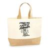 Bag I Can't I Prefer My Labrador I Can't Minimalist | Cotton Tote Bag with Jute Bottom 18 L 48 × 37 × 13 Cm | Market