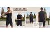 Men's Retro Washed Distressed Sleeveless Pure Cotton Tank Top - Loose Fit, Plus Size, Summer Casual Wear
