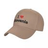 I Love Slovenia Baseball Cap Golf Hat Vintage Golf Cap Hat Baseball Cap Luxury Woman Men's