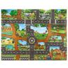 MORYTRADE Road Mat Toy Play Mat Mini Car Play Map Folding X 1m Jungle 1.3m