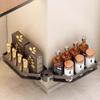Wall-Mounted Aluminum Seasoning Rack - Punch-Free Kitchen Storage Shelf for Condiments