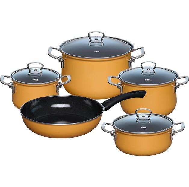 Набор сотейников Kelomat Nouvelle, оранжевый, 5 предметов (0558-113)