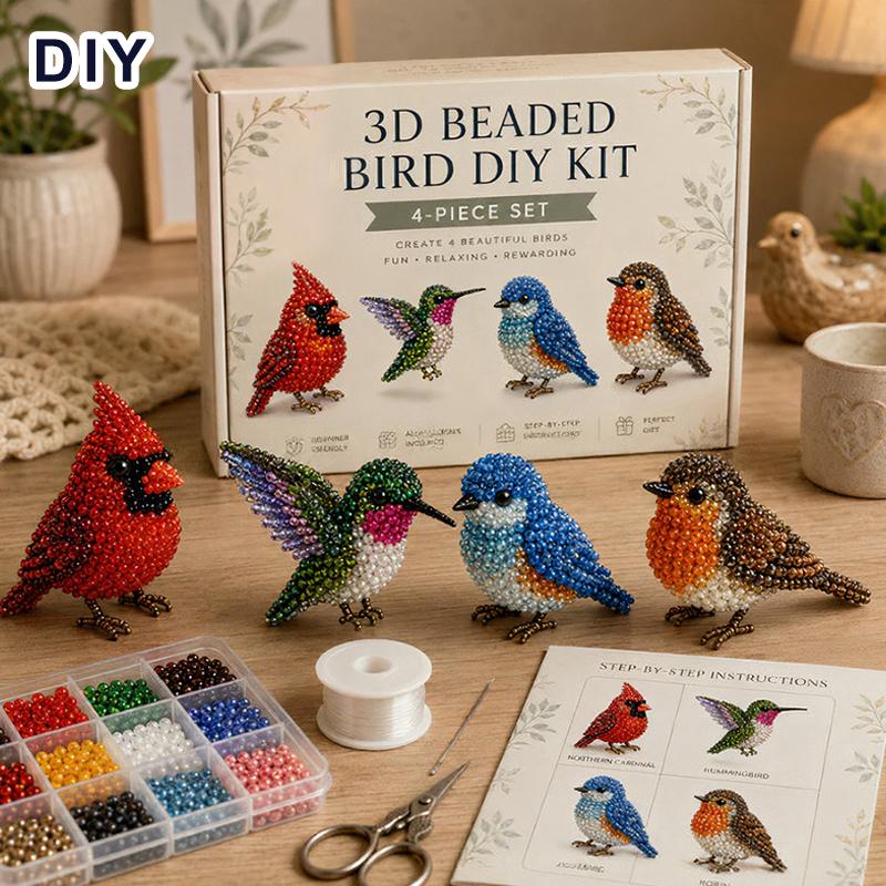 Volwassen DIY 3D Kralen Dieren Kit Handgemaakte Kleine Dier Kralen Knutselkit Leuke Kralen Set Creatieve Hand Dier Kralen Projecten Set