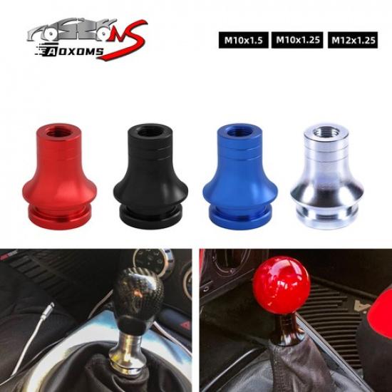 M10/M12x 1.25 Shift Knob Boot Retainer Nut Adapter for Manual Gear Shifter Lever M10x1.25