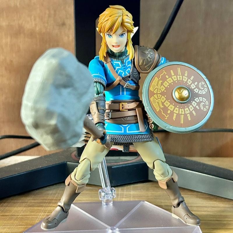 Figma 626 Link Figure Deluxe The Legend Of Zelda Tears Of The Kingdom Figures Breath Of The Wild Anime Collection Figurine Toys
