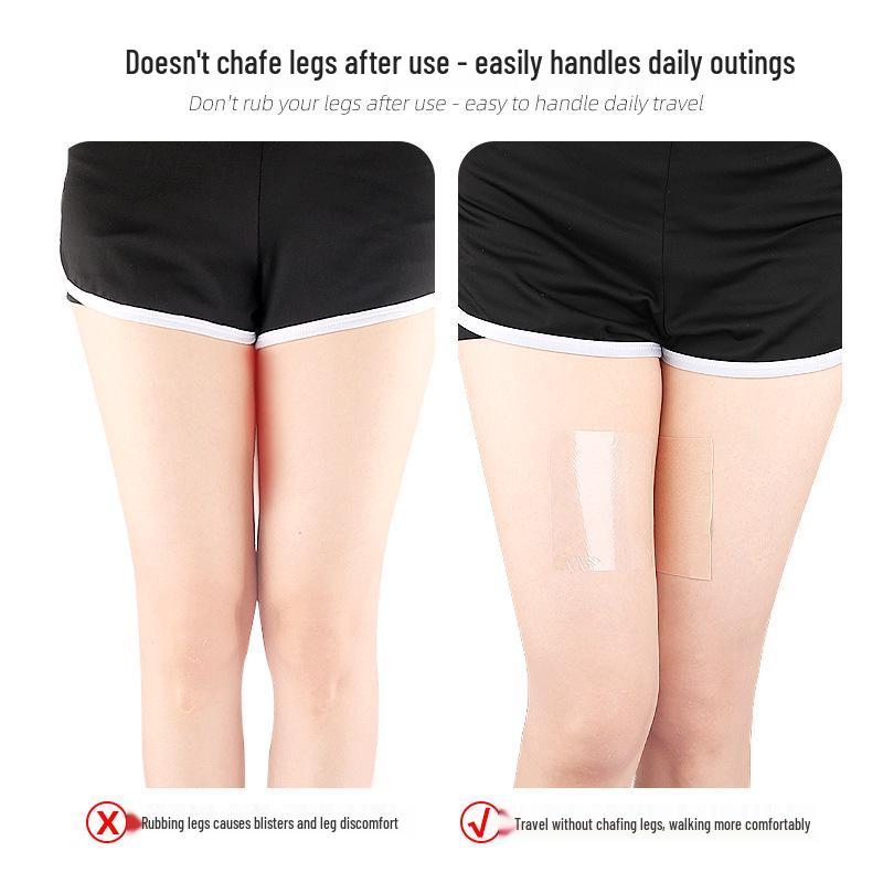 Parches Transparentes Antirozaduras para Muslos – Absorbentes del Sudor, Alivio de la Presión, Protectores Invisibles para Piernas, Corte Libre para Uso en Múltiples Posiciones
