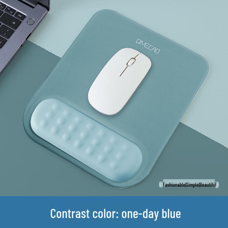 Ergonomic Memory Foam Wrist Rest Mouse Pad - Non-Slip, Large Size for Women