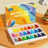 Four Candies 24 Droplet Easy To for and Children Drawing Set Crayons, Colors, Shape, Cute, Hold, Messy, Break-Resistant, Water-Washable, Coloring,