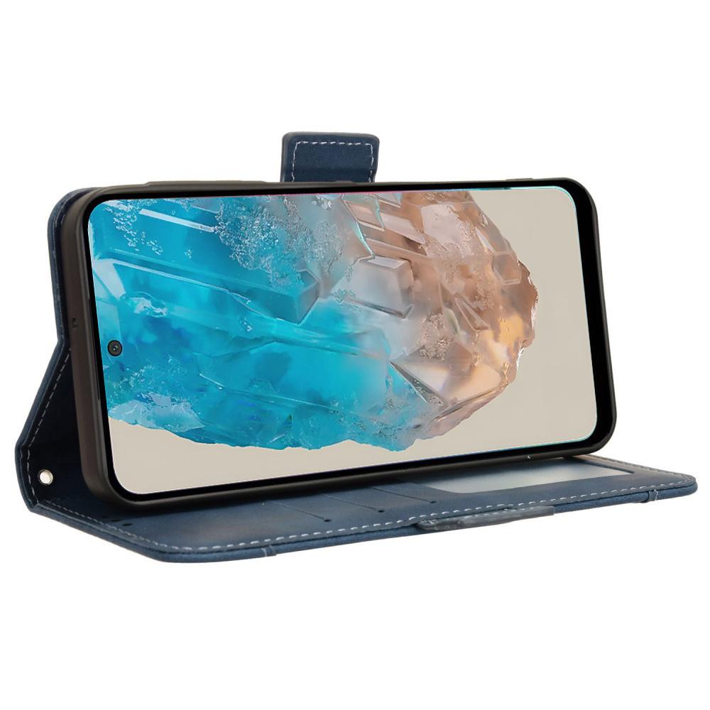Flip Case for Samsung Galaxy M35, Card Slot, Navy Blue