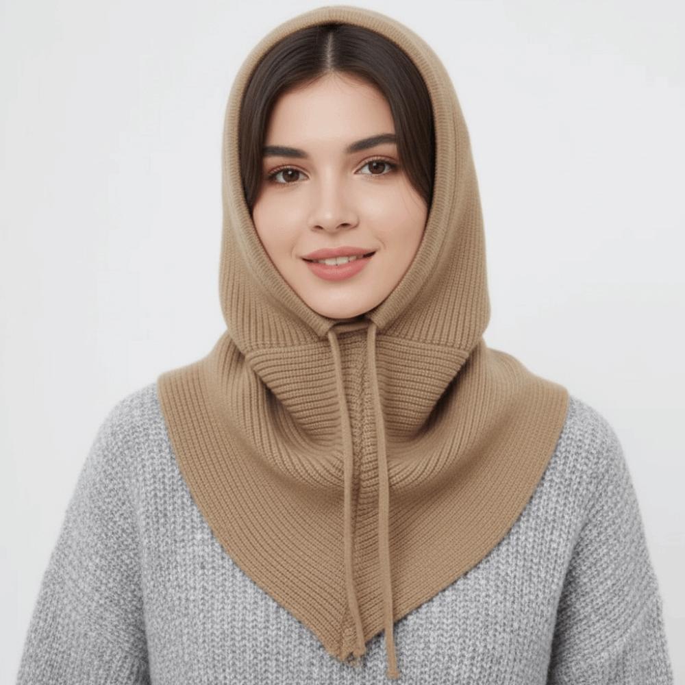 Thickened Balaclava Hat Solid Color Winter Cap Cute Ear Protection Hat  Streetwear