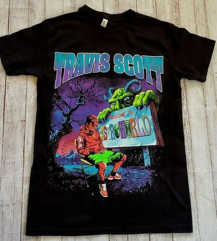 NEW- SCOTT - WELCOME TO ASTRO WORLD - T-SHIRT 16D292 Unisex T-Shirt S