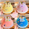 Children's Cute Cartoon Bunny Visor Hat for Boys and Girls, Sun Protection, Breathable, Summer UV Protection Sun Hat