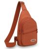Borsa a petto di grande capacità Stile coreano semplice Zaino a tracolla da donna Nylon casual da esterno Monospalla