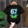 Kids 67 Themed Colorful Print TShirt Soft Cotton Fabric Breathable and Comfortable Ideal for Toddlers and Childrendf0238