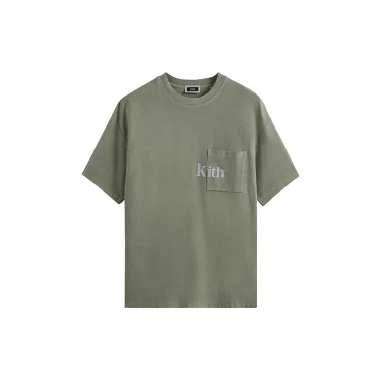 Kith Men s Forest Green Casual Short Sleeve Tee KHM030453-326 S