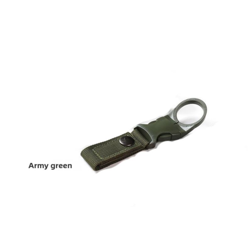 Webbing Water Bottle Holder Climbing Carabiner Belt Backpack Hanger Hooks Clip Multifunction Water Bottle Nylon Buckle Hook Clip 4