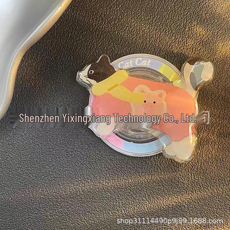Trendy Airbag Cartoon Animal MagSafe Magnetic Stand - Super Strong Adsorption, Retractable & Stylish for All Adults Magnetic Airbag Stand [OPP Bagged]