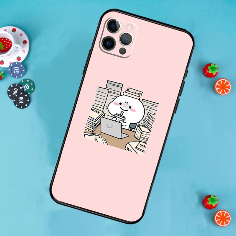 Cute Cartoon Pentols Phone Case For iPhone 17 Air 16 15 14 13 12 11 Pro Max 12 13 mini 15 16 Plus 16e Cover Funda