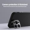 NILLKIN Für iPhone 15 Pro Max Magnetische Aramidfaser-Hülle mit Ständer Anti-Drop All-Inclusive für iPhone 14 13