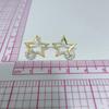 Rotatable Zirconia Star Earrings: Sparkly Rhinestone Studs with a Luxurious Feel