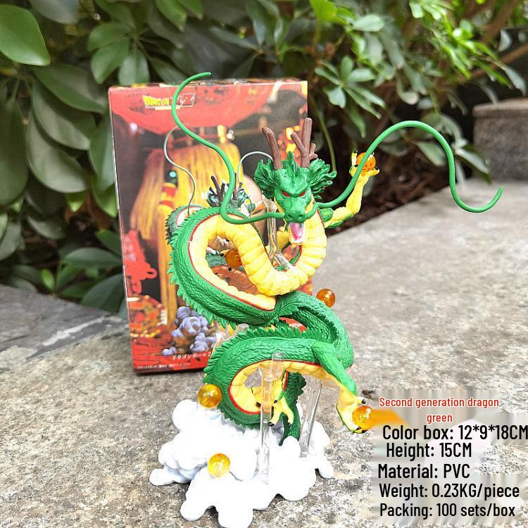 

Премиальный набор фигурки Шенрона из Dragon Ball и подставки-лотка - Настольное украшение в подарок