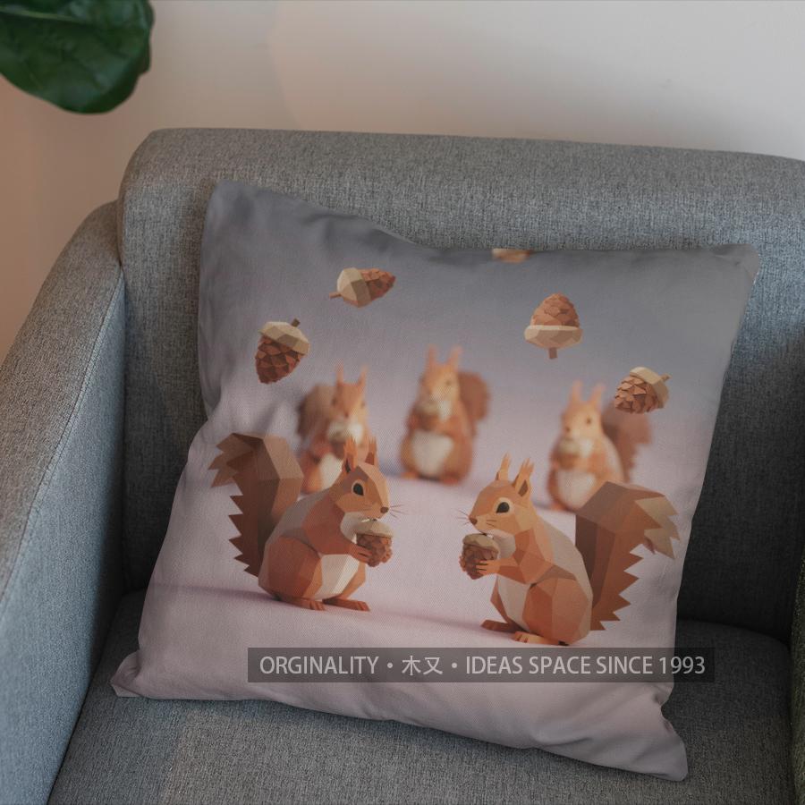 2D Cute Hedgehog Design Pillow For Home Decor Pattern Cushion Cover Suitable For Sofa Bedroom Car Pillow Cover