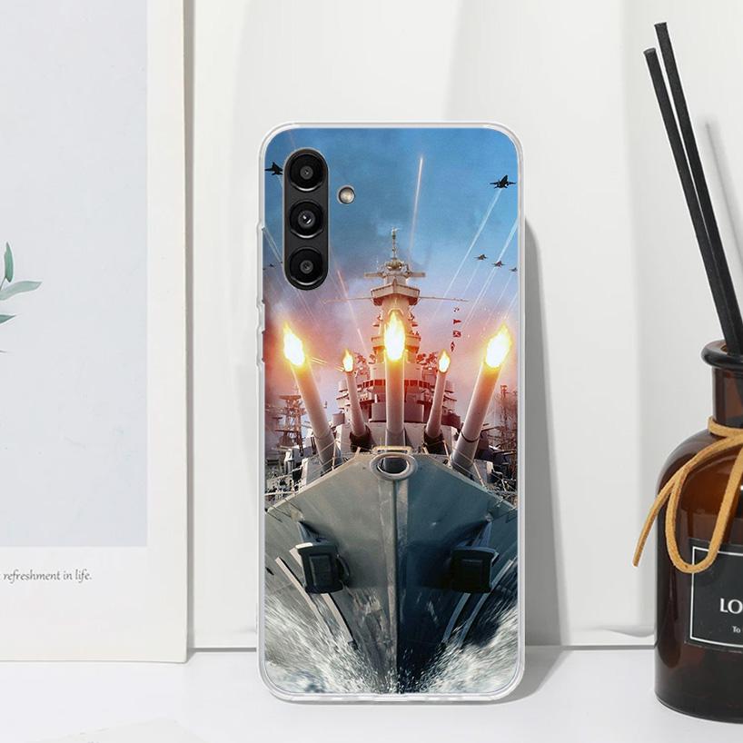 Military Aircraft Warship Fighter Phone Case For Samsung Galaxy A15 A25 A35 A55 A14 A24 A34 A54 A13 A23 A33 A53 A12 A22 A32 A52