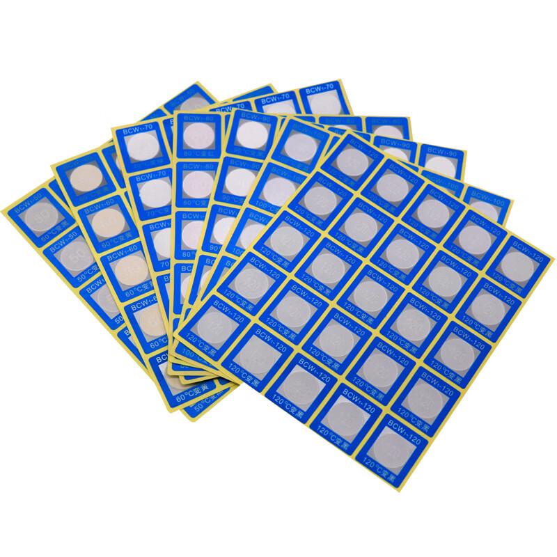 Необратимые термоиндикаторные этикетки с изменением цвета