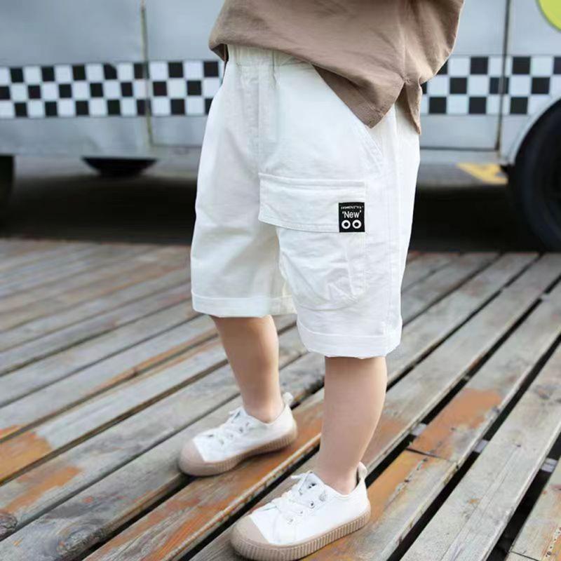 Children s Shorts Summer Boys  Loose Casual Short Pants Boys  Shorts 90 белый