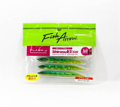 Fish Arrow Yumuşak Yem Flash J Shirasu SW 3 İnç Paket Başına 5 Adet #149 (3654)