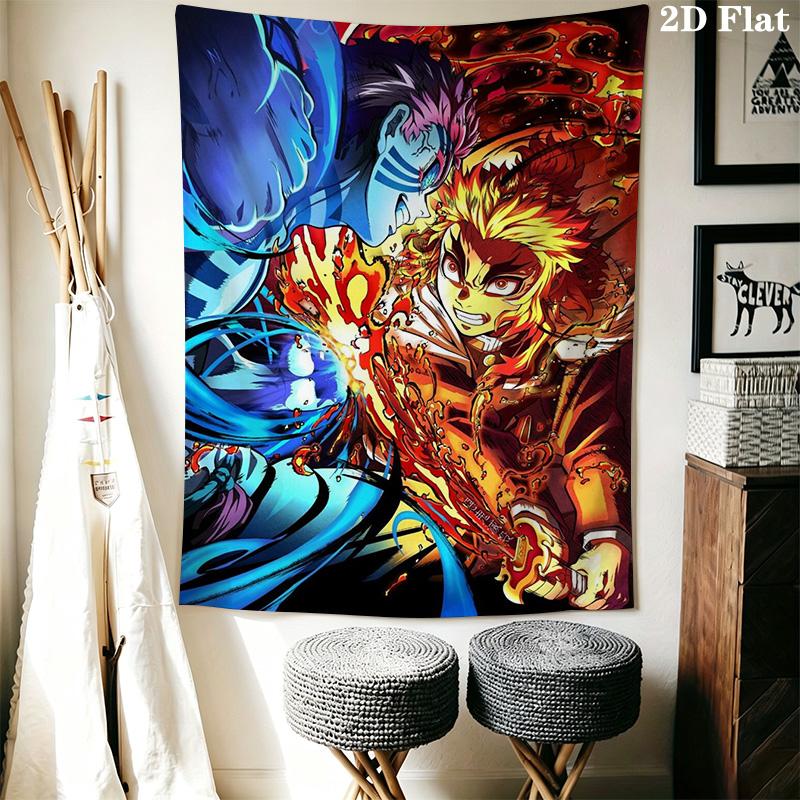 Demon Slayer Pattern Home Decor Tapestry, Wall Hanging, Decorative RV Wall Cloth.SGT0917332