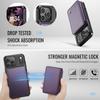 For iPhone 17 Pro Max Case JEEHOOD J05 Leather Mobile Cover with Detachable Magnetic Card Bag