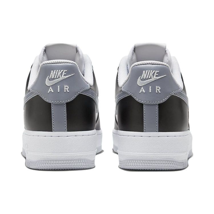 Nike Air Force 1 Toothbrush Leather Slip Resistant Lightweight Low Top Skate Shoes Unisex Sneakers White Black Gray FD9065-100