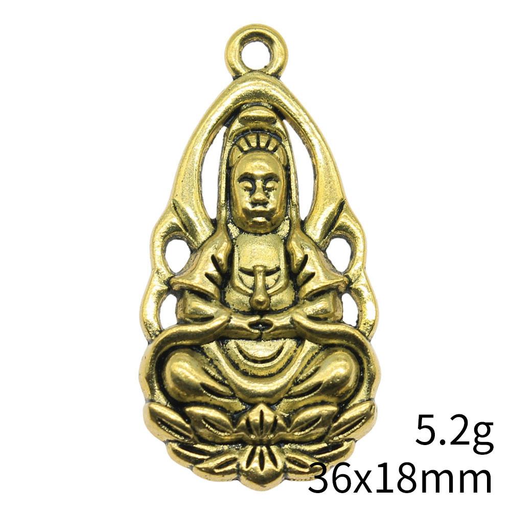 Thanksgiving Day Charms For Nails Buddha Statue Charms Pendant Home Garden Bracelet Pendant