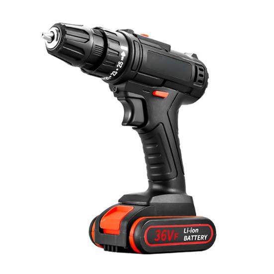 

36VF Двухскоростная многофункциональная электрическая дрель-отвертка для сборки мебели US Plug