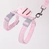Breathable Cartoon Little Bee Cat & Dog Harness with Leash