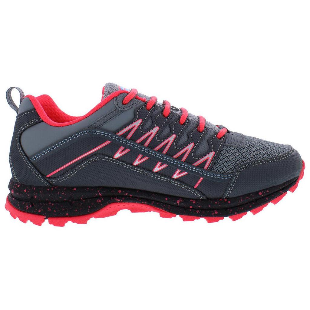 New FILA Abrasion Resistant Breathable Low Top Casual Running Shoes Women's Black Red 5JM01568-262