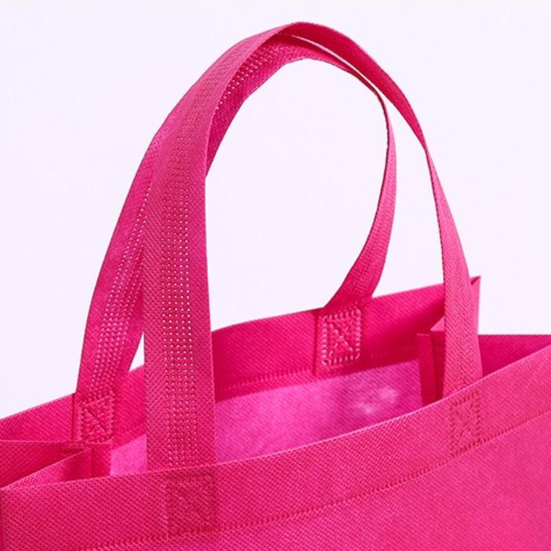 10pcs Colorful Party Favor Bags for Birthday Party Valentine Goodie Pocket Shopping Supplie Non-Woven Tote Reusable Gift Pouches Eco-friendly Bag