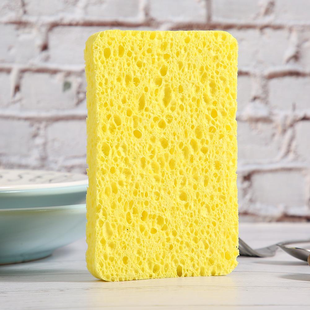 10pcs Household Kitchen Cleaning Sponge Brush Cloth Wiping Rag Dish Washing Tool 1.5x10.8x7cm