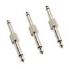 BTtime Effects Pedal Connecting Plug Set of 3 Straight Patch Cables, High Transmission Efficiency, Convenient for Connecting Effects Pedals