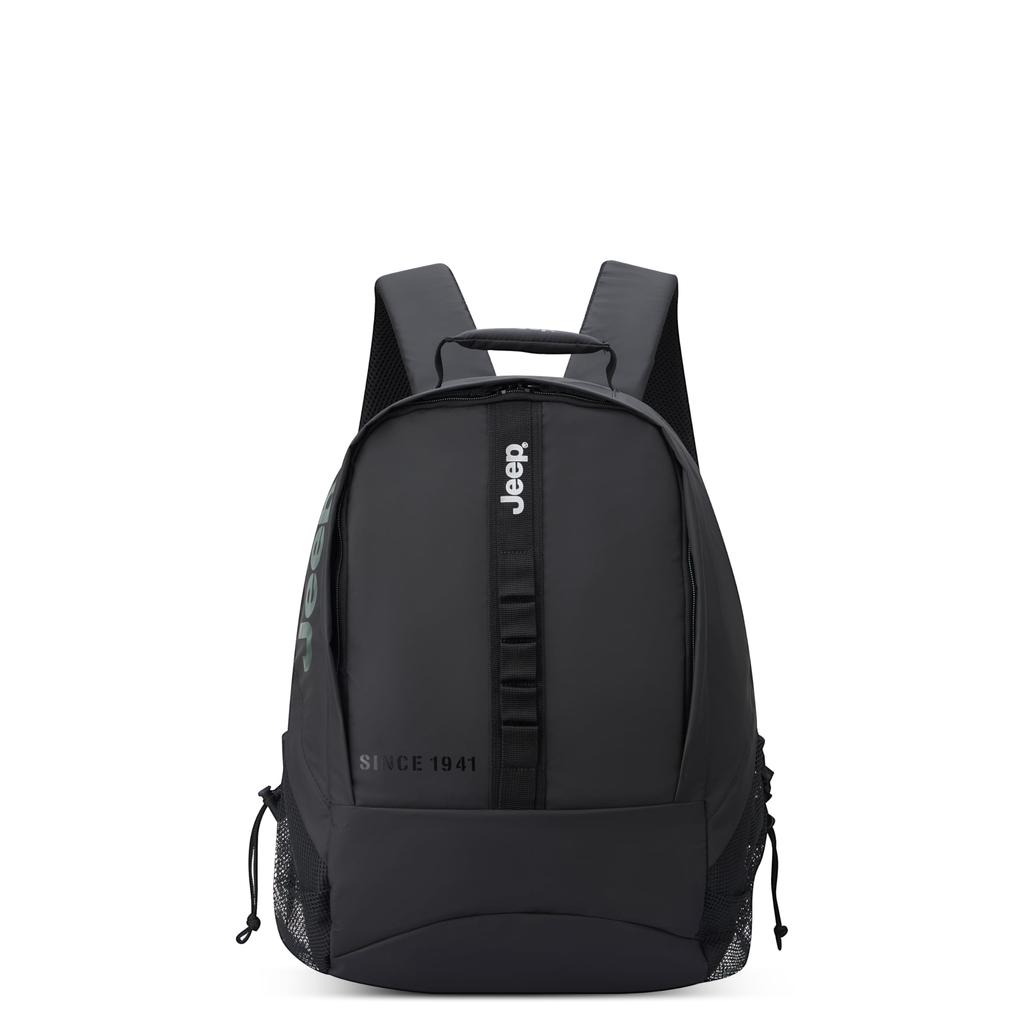 DELSEY PARIS JEEP JS011B VERSATILE BACKPACK, 25L, 46cm, 0.6kg, 2-Year Warranty, Official Import, Black, Product Number J0274560000