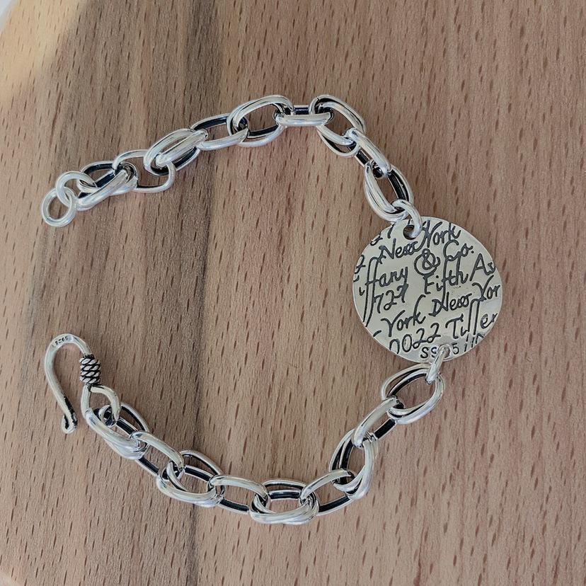 Korean Japanese Graffiti Bracelet: Retro Hip-Hop Punk Wristband for Women