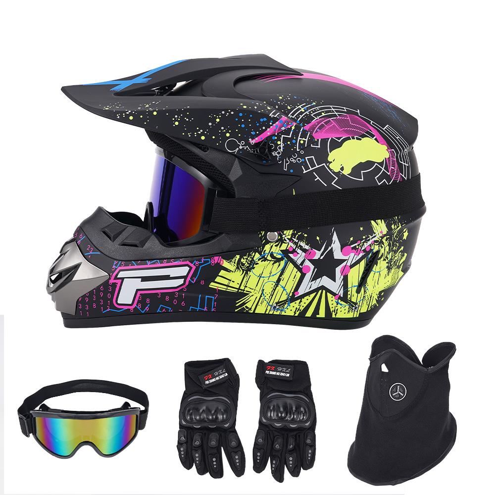 

Motorcycle Helmet Motocross Bicycle Downhill Helmet Safety Child Helmet DOT Cross ATV Mud Bike UTV Off-road Helmet Motor Parts