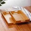 Japanese Style Rectangular Bamboo Serving Tray